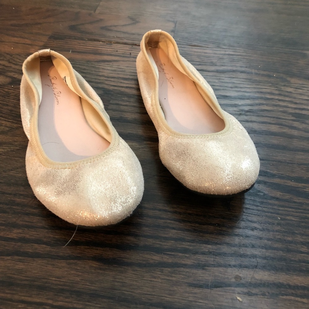 Ruby and Bloom Gold Flats